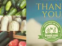 The Woodlands Farmer's Market will be closed this Saturday