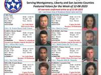 Montgomery County Crime Stoppers Featured Felons For 12/08/2023