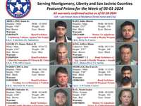 Montgomery County Crime Stoppers Featured Felons For 03/01/2024