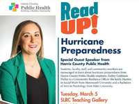 Lone Star College-University Park Welcomes Harris County Public Health Expert for ReadUP! Series on Hurricane Preparedness