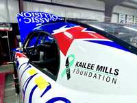 NASCAR driver Ryan Ellis partners with Kailee Mills Foundation to help save lives through seat belt awareness