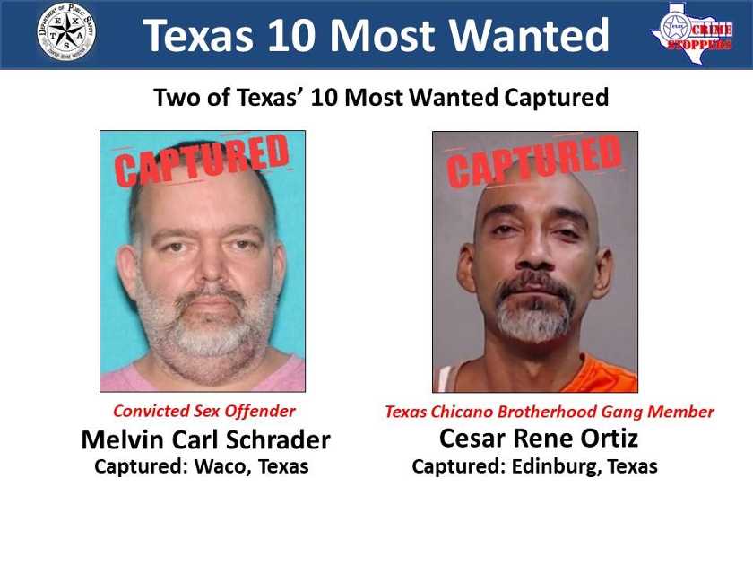 Two Of Texas 10 Most Wanted Captured Woodlands Online