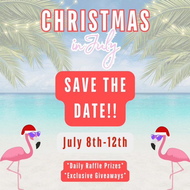 Save The Date! Christmas in July