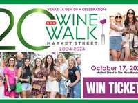 How’d you like to be selected to receive a pair of tickets to the H-E-B Wine Walk at Market Street next Thursday?