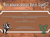 Texas Historical Commission to host virtual 'Roy Rogers Rules' series Sept. 26