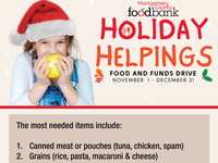 Join SJRA in the Holiday Helpings Food Drive