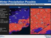 Winter Precipitation Alert: Potential Snow and Ice in Southeast Texas Next Week