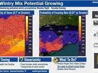 Winter Storm and Hard Freeze Risk Grows