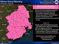 WEATHER ALERT: Winter Storm Warning issued January 19 at 9:26PM CST until January 21 at 6:00PM