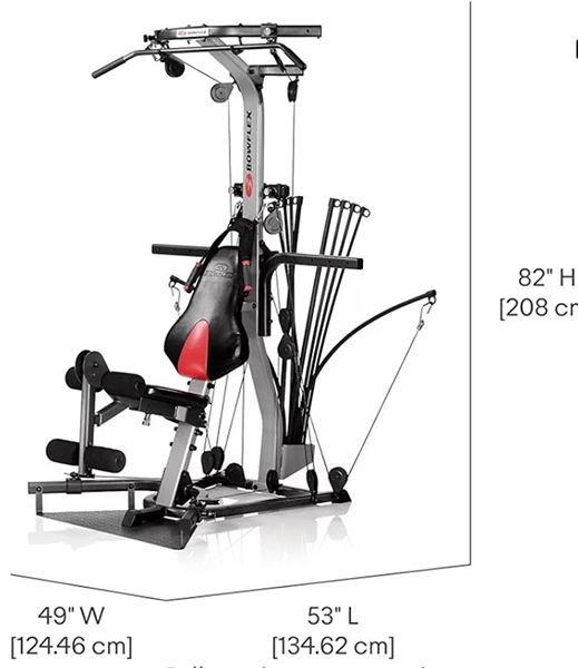 Bowflex compact full-body gym with floor pads