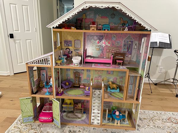 doll, house, play, kid, toy, car, barbie