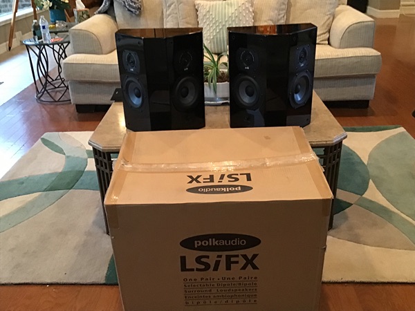 Polk Audio LSI/FX surround speakers