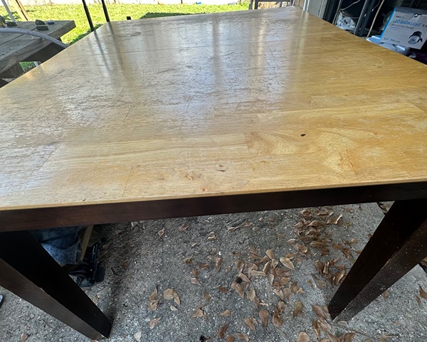 Dining table wood chairs farmhouse