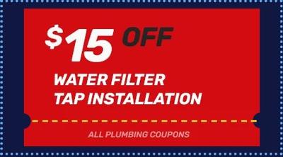$15 Off Water Tap Installation