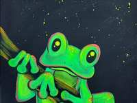 ALL AGES CLASS ($35) Glow Animals - Tree Frog