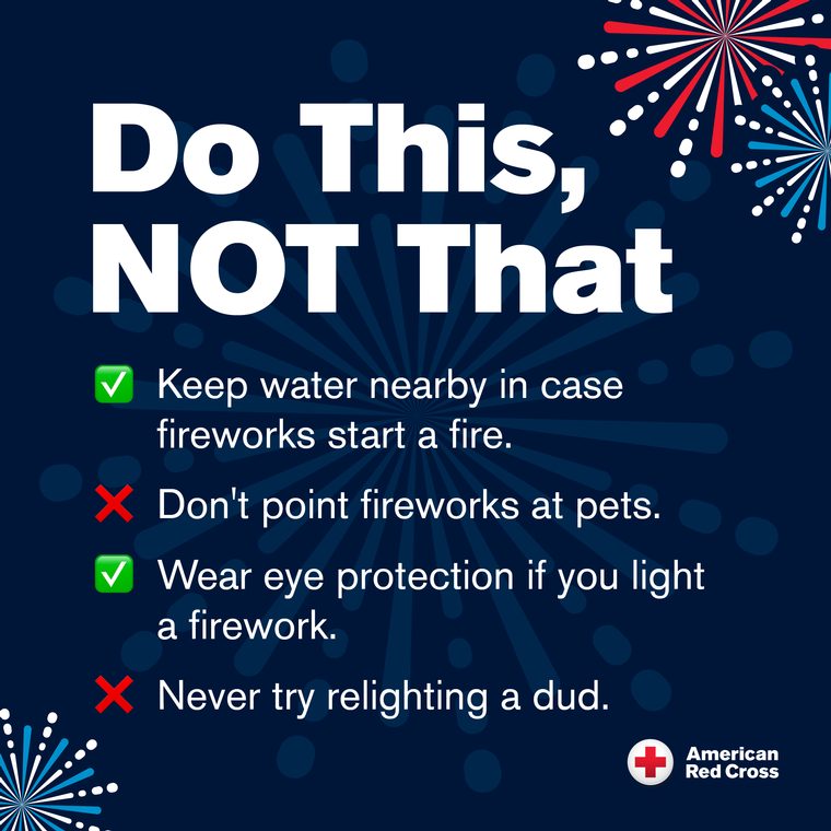 4th of July: Red Cross offers tips for a safe holiday