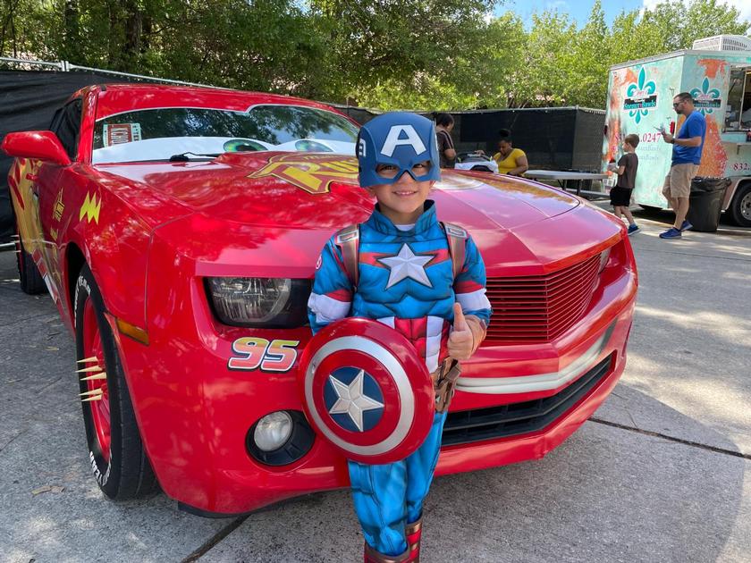 Boom! Wham! And Ka-Pow!  The Woodlands Children’s Museum hosts Superhero Day with CARS Characters