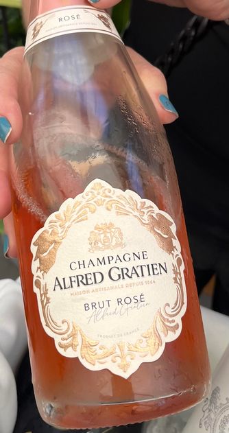 Champagne Alfred Gratien, one of the champagnes that was paired with Goya Foods ‘Tuna Croquette topped with BBQ Salmon.’