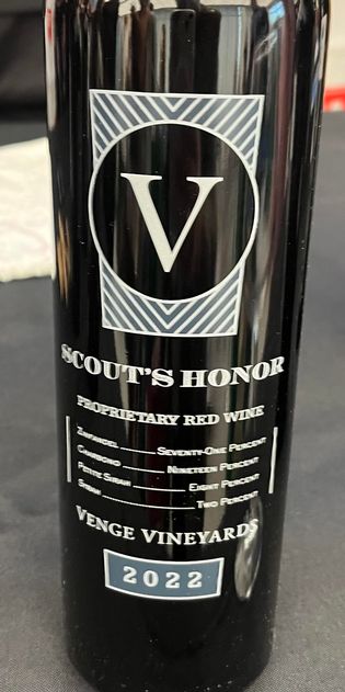 Scout’s Honor, one of the wines that was paired with Back Table Kitchen & Bar’s ‘Smoked Brisket’ on a bed of corn mixed with Ancho Mayo, Cotija Macha Salsa, and Sriracha Powder. 