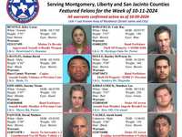 Montgomery County Featured Felons for 10/11/2024