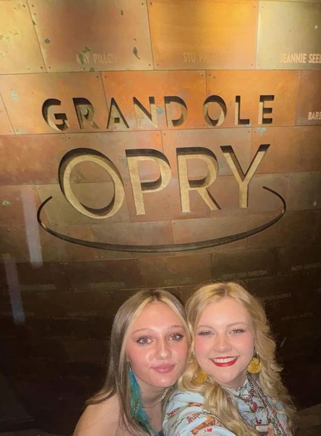 Riley with her good friend Hadlie Jo, an outstanding young country singer from Louisiana